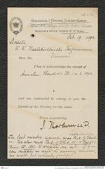 k.k. naturhistorisches Hofmuseum, Intendanzakten 1885-1896 (Hauer), Aktenzahl Z.22-23/1893, Seite 3